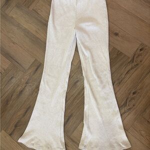 Madewell ribbed flare stretchy pants